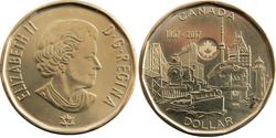 1 Dollar Kanada Messing/Stahl Elizabeth II (1926-2022)