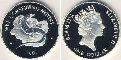 1 Dollar Bermuda Silber Elizabeth II (1926-2022)