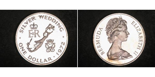 1 Dollar Bermuda Silber Elizabeth II (1926-2022)