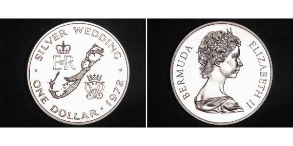 1 Dollar Bermuda Silber Elizabeth II (1926-2022)