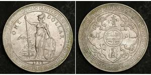 1 Dollar Britisches Weltreich (1497 - 1949) / Hongkong Silber 