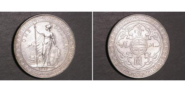 1 Dollar Britisches Weltreich (1497 - 1949) / Hongkong Silber 