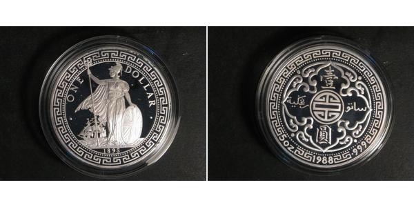 1 Dollar Britisches Weltreich (1497 - 1949) / Hongkong Silber 