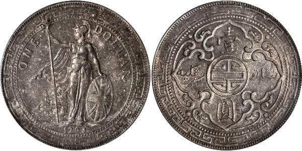 1 Dollar Britisches Weltreich (1497 - 1949) / Hongkong Silber 