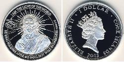 1 Dollar Cookinseln Silber 