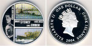 1 Dollar Cookinseln Silber 