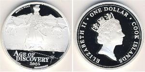 1 Dollar Cookinseln Silber 