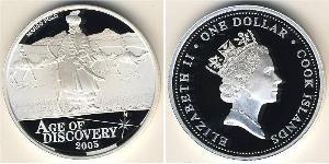 1 Dollar Cookinseln Silber 