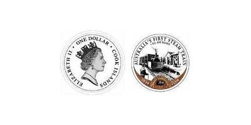 1 Dollar Cookinseln Silber 