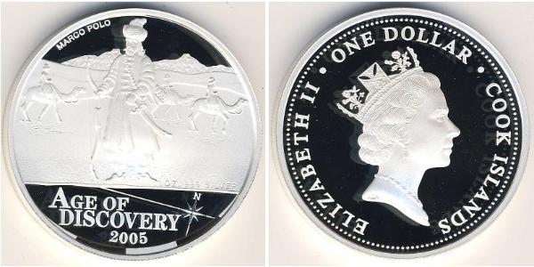 1 Dollar Cookinseln Silber 