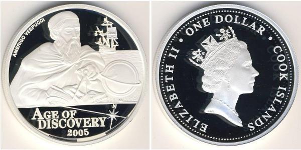 1 Dollar Cookinseln Silber 