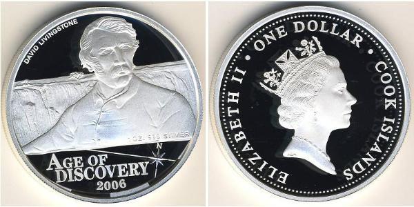 1 Dollar Cookinseln Silber 