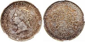 1 Dollar Hongkong Silber Eduard VII (1841-1910)