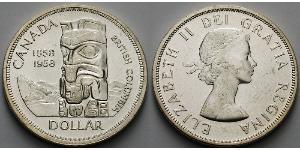 1 Dollar Kanada Silber Elizabeth II (1926-2022)