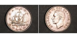 1 Dollar Kanada Silber Georg VI (1895-1952)