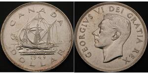 1 Dollar Kanada Silber Georg VI (1895-1952)