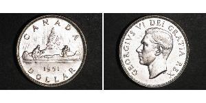 1 Dollar Kanada Silber Georg VI (1895-1952)