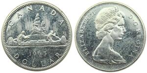 1 Dollar Kanada Silber Elizabeth II (1926-2022)