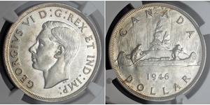 1 Dollar Kanada Silber Georg VI (1895-1952)