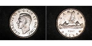 1 Dollar Kanada Silber Georg VI (1895-1952)