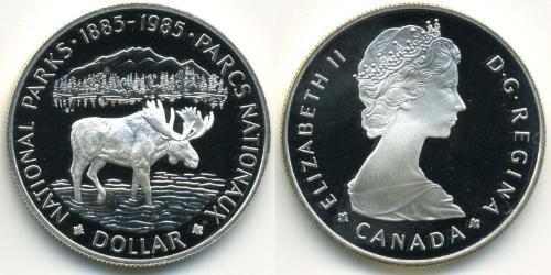 1 Dollar Kanada Silber Elizabeth II (1926-2022)