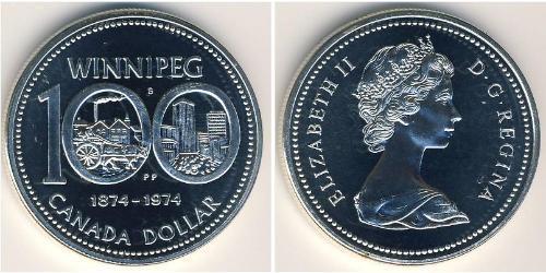 1 Dollar Kanada Silber Elizabeth II (1926-2022)