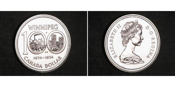 1 Dollar Kanada Silber Elizabeth II (1926-2022)