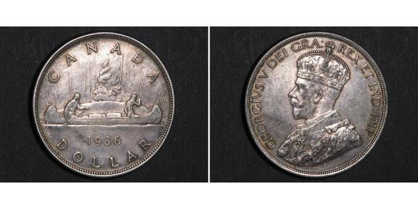1 Dollar Kanada Silber George V (1865-1936)