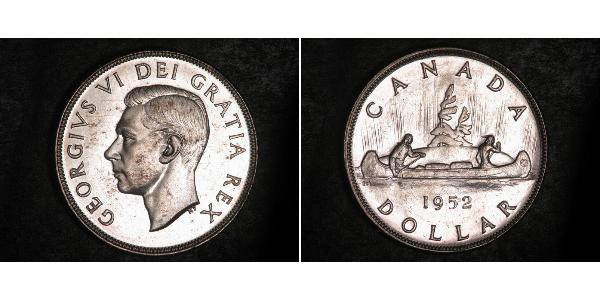 1 Dollar Kanada Silber Georg VI (1895-1952)