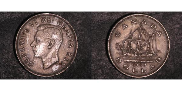 1 Dollar Kanada Silber Georg VI (1895-1952)