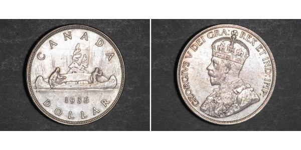 1 Dollar Kanada Silber George V (1865-1936)