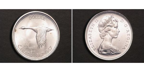 1 Dollar Kanada Silber Elizabeth II (1926-2022)