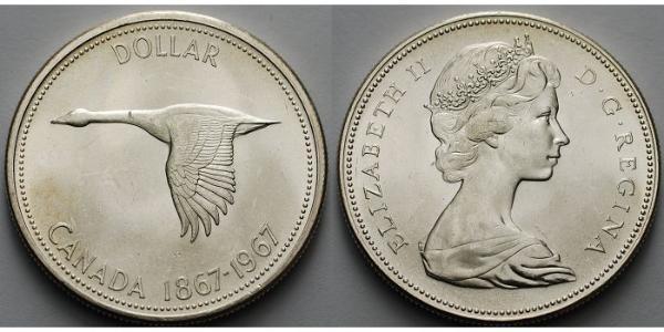 1 Dollar Kanada Silber Elizabeth II (1926-2022)