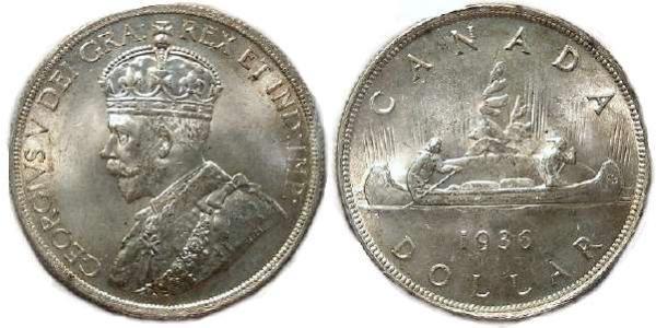 1 Dollar Kanada Silber George V (1865-1936)