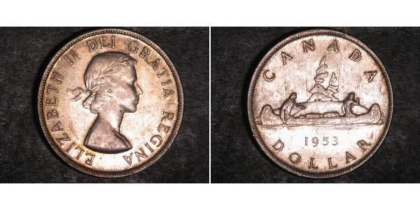 1 Dollar Kanada Silber Elizabeth II (1926-2022)
