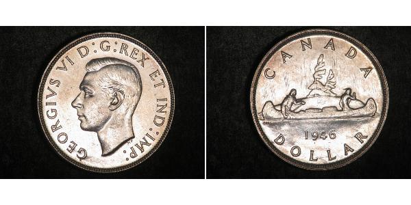 1 Dollar Kanada Silber Georg VI (1895-1952)