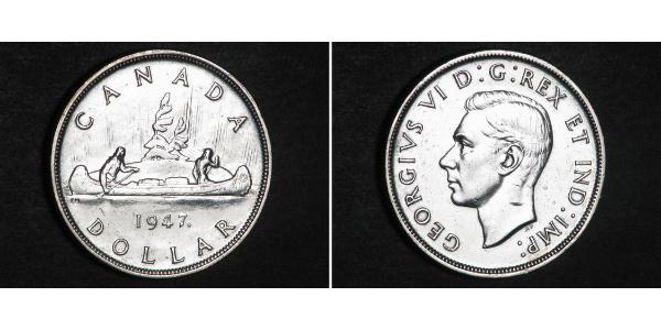 1 Dollar Kanada Silber Georg VI (1895-1952)