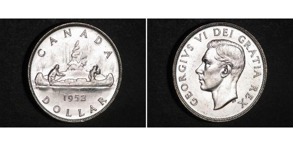 1 Dollar Kanada Silber Georg VI (1895-1952)