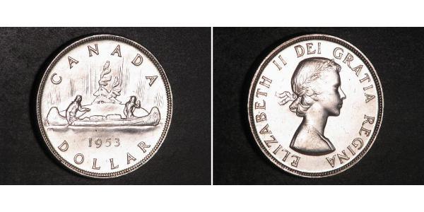 1 Dollar Kanada Silber Elizabeth II (1926-2022)
