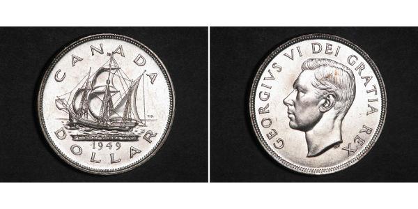 1 Dollar Kanada Silber Georg VI (1895-1952)