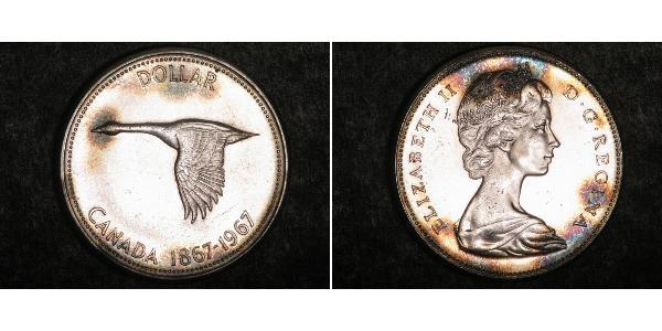 1 Dollar Kanada Silber Elizabeth II (1926-2022)