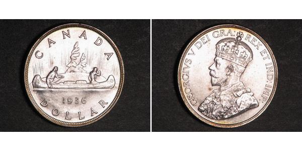 1 Dollar Kanada Silber George V (1865-1936)