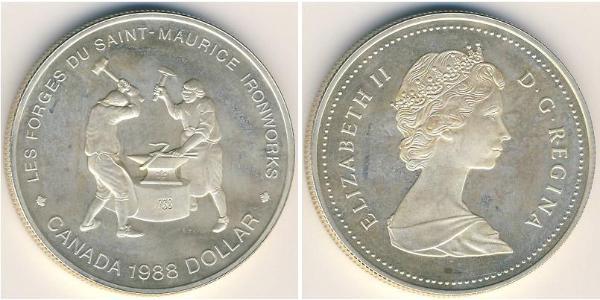 1 Dollar Kanada Silber Elizabeth II (1926-2022)
