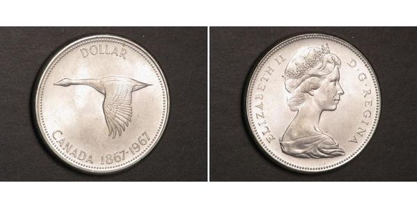 1 Dollar Kanada Silber Elizabeth II (1926-2022)
