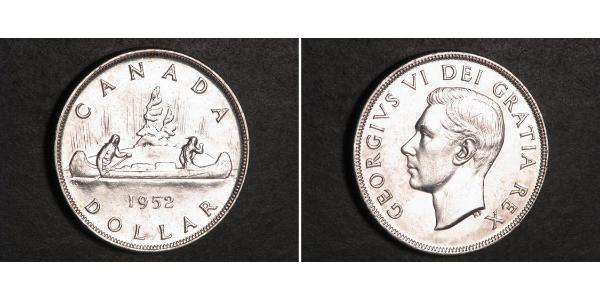 1 Dollar Kanada Silber Georg VI (1895-1952)