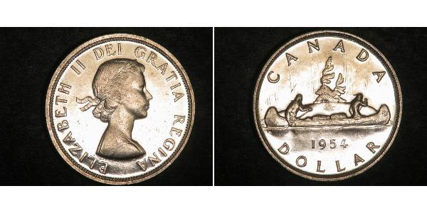 1 Dollar Kanada Silber Elizabeth II (1926-2022)