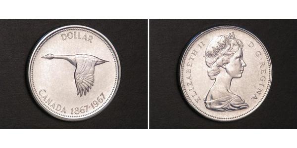 1 Dollar Kanada Silber Elizabeth II (1926-2022)