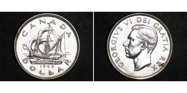1 Dollar Kanada Silber Georg VI (1895-1952)