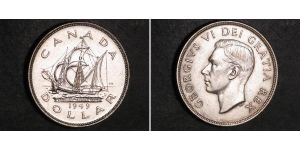 1 Dollar Kanada Silber Georg VI (1895-1952)