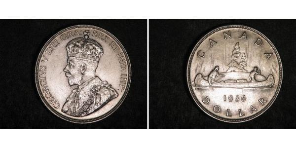 1 Dollar Kanada Silber George V (1865-1936)